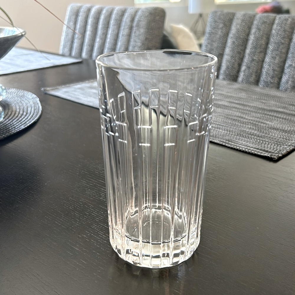 TIFFANY & CO. ATLAS HIGHBALL GLASS CRYSTAL CLEAR like new